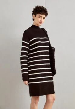 Anna Field Abito In MagliaBlack/White Donna Vestiti AN621C1ZE-Q11 -Anna Field 0f5d003aae264d24accc5a52e8eac1cf