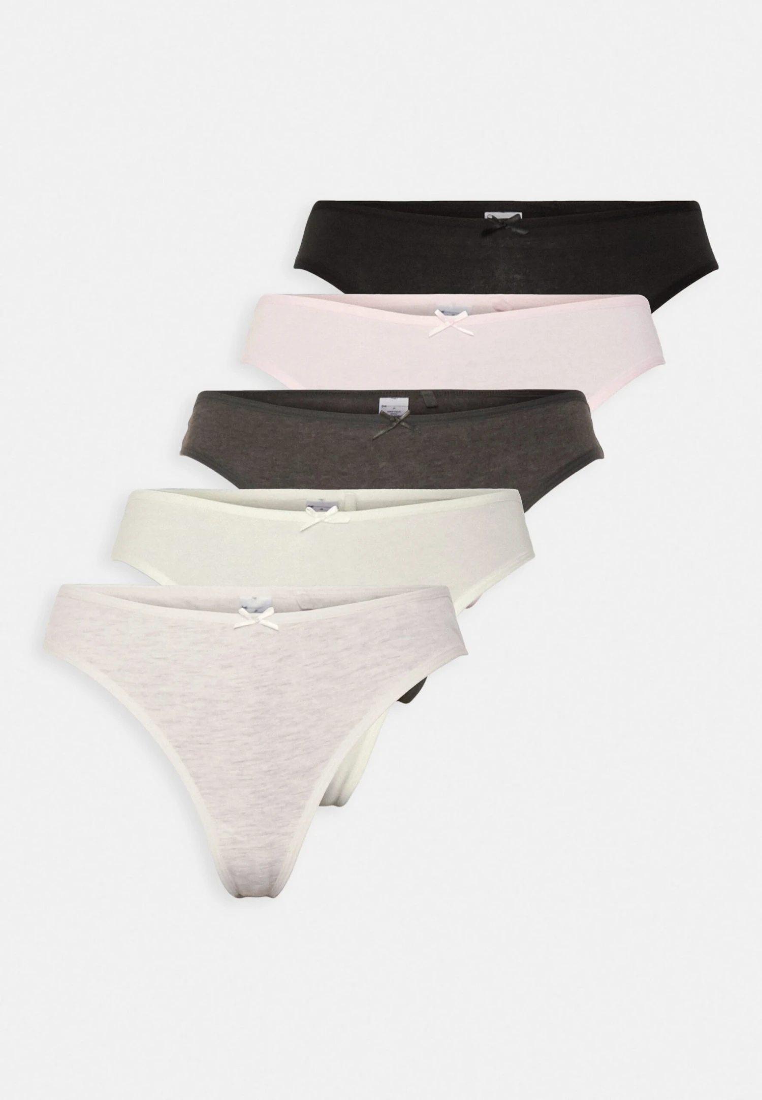 Anna Field 5 Pack - Perizoma - Black/Grey 9 Anna Field 5 Pack - Perizoma - Black/Grey - immagine 7