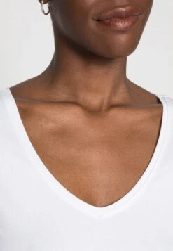 Anna Field 2 PackT-Shirt BasicWhite/Black Donna T-shirt E Top AN621D0Q8-Q11 -Anna Field 1510d7675ad442f7b88345589de446a2