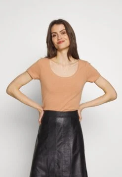 Anna Field 3 PackT-Shirt BasicWhite/Camel/Black Donna T-shirt E Top AN621D0PH-A13 -Anna Field 1899c4648410408eb69cb60c3e22ef8a