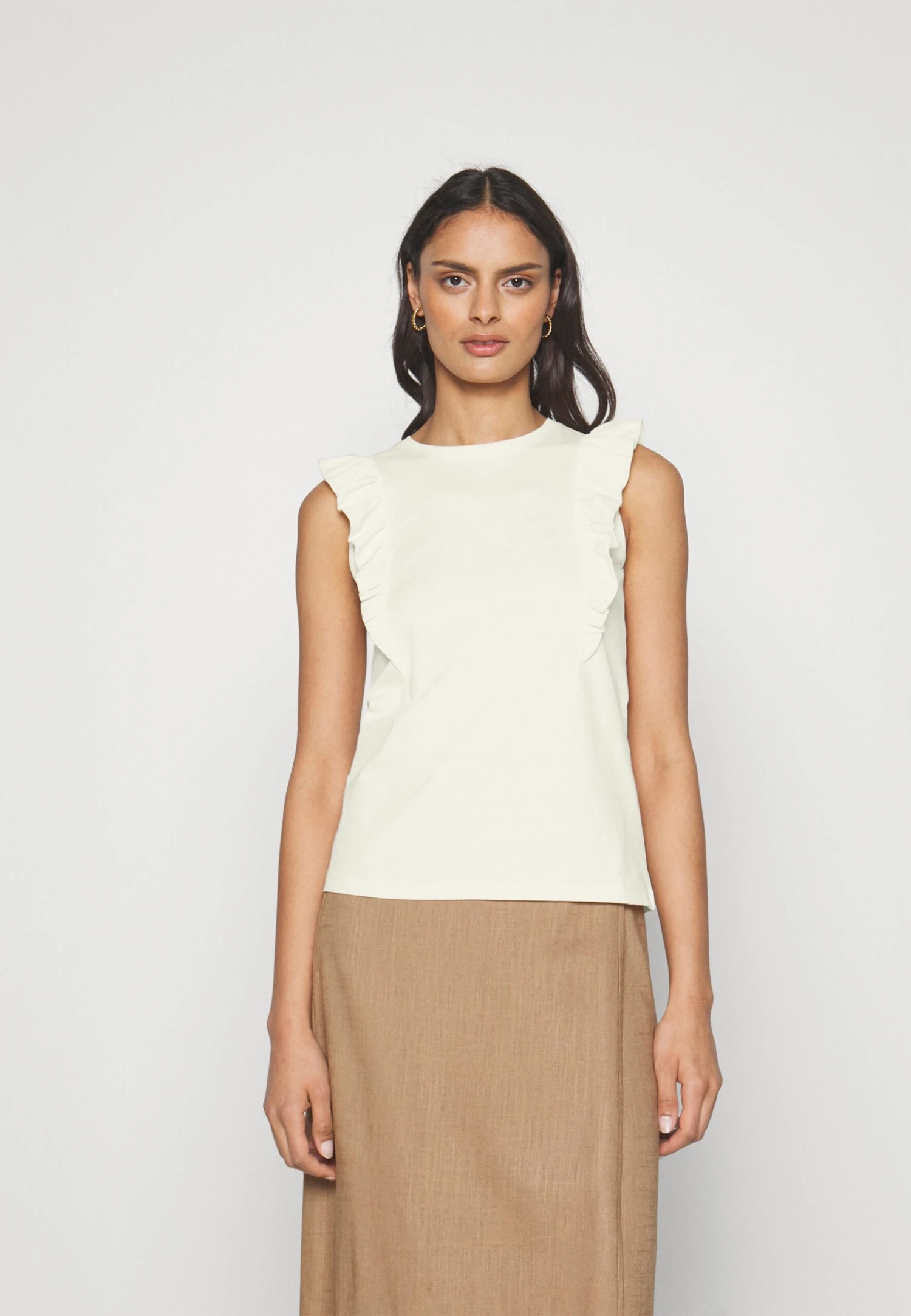 Anna Field T-Shirt BasicOff White Donna T-shirt E Top AN621D17A-A11 3 Anna Field T-Shirt BasicOff White Donna T-shirt E Top AN621D17A-A11