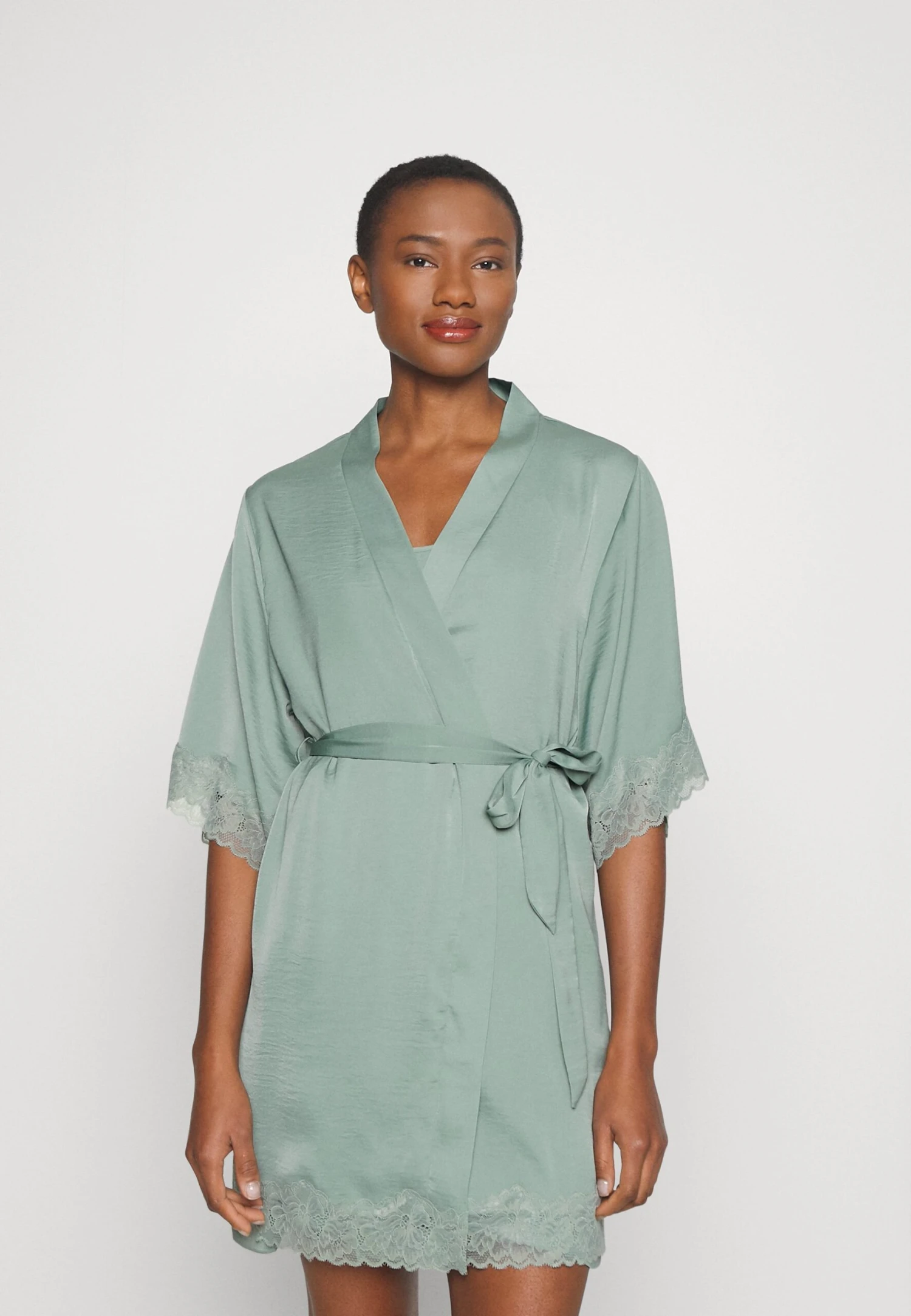 Anna Field AccappatoioGreen Donna Intimo Notte E Loungewear AN681P09P-M11 3 Anna Field AccappatoioGreen Donna Intimo Notte E Loungewear AN681P09P-M11