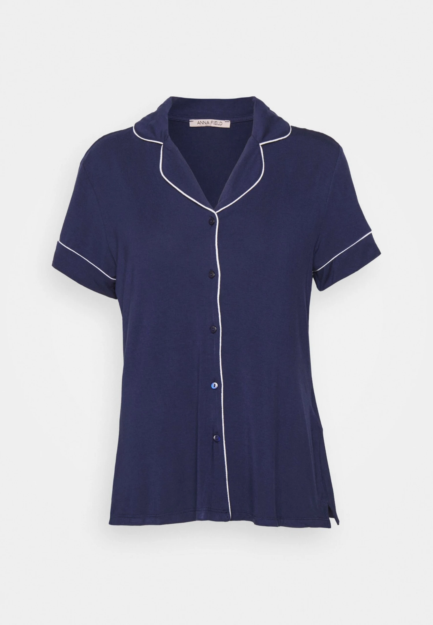 Anna Field Button Through Pj Set PigiamaBlue/White Donna Intimo Notte E Loungewear AN681P09T-K11 7 Anna Field Button Through Pj Set PigiamaBlue/White Donna Intimo Notte E Loungewear AN681P09T-K11 - immagine 5