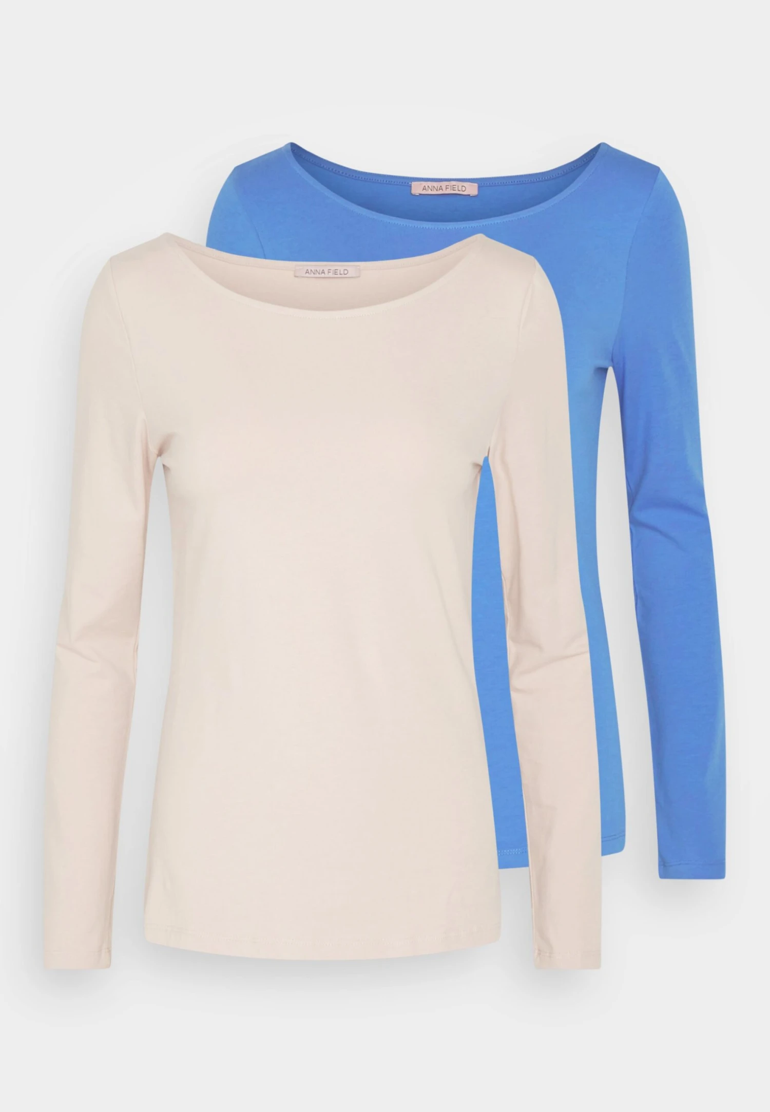 Anna Field 2 PackMaglietta A Manica LungaBeige/Blue Donna T-shirt E Top AN621D0PI-B11 9 Anna Field 2 PackMaglietta A Manica LungaBeige/Blue Donna T-shirt E Top AN621D0PI-B11 - immagine 7