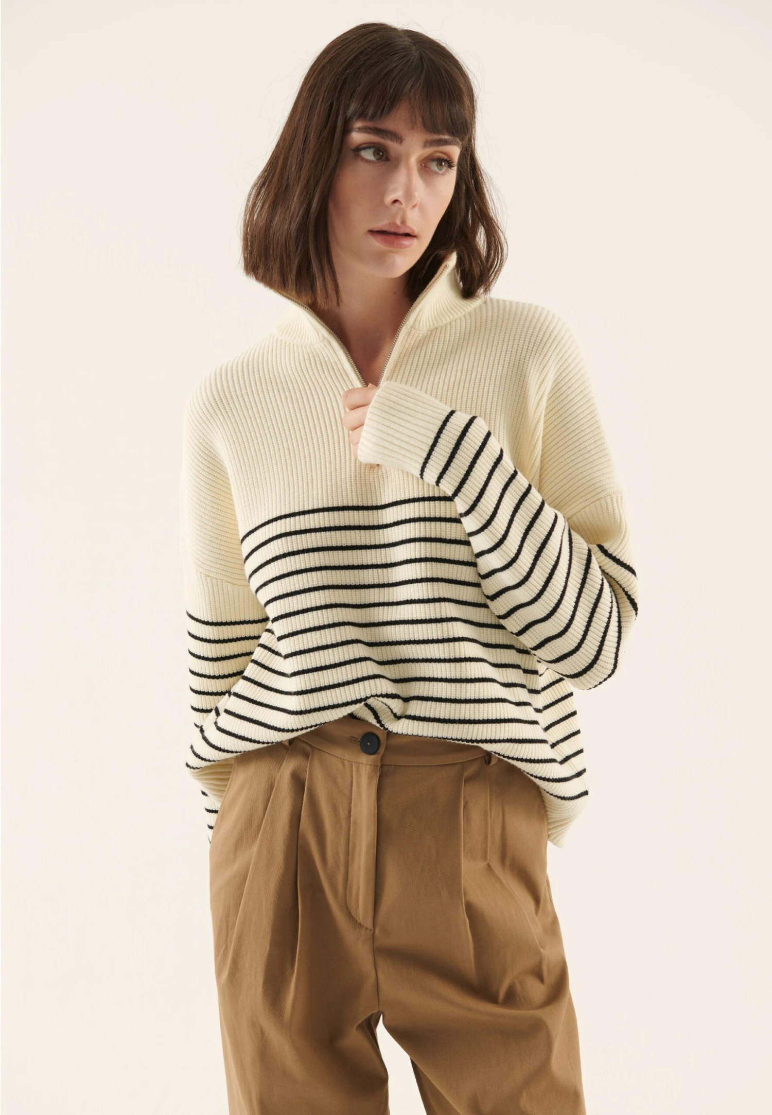 Anna Field MaglioneWhite/Black Donna Maglieria AN621I0J0-A11 6 Anna Field MaglioneWhite/Black Donna Maglieria AN621I0J0-A11 - immagine 4