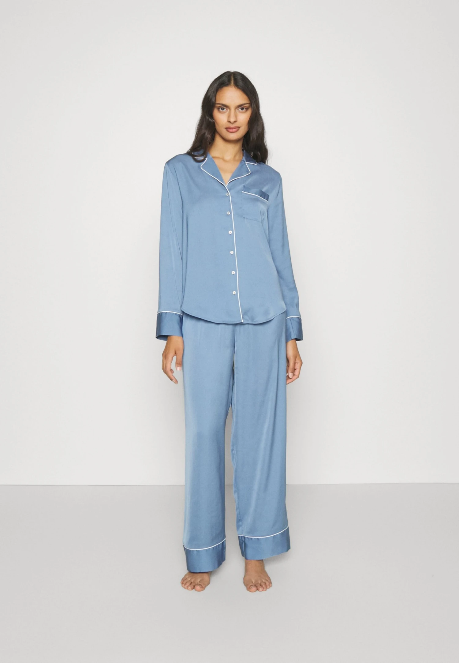 Anna Field SetPigiamaBlue Donna Intimo Notte E Loungewear AN681P09R-K11 3 Anna Field SetPigiamaBlue Donna Intimo Notte E Loungewear AN681P09R-K11