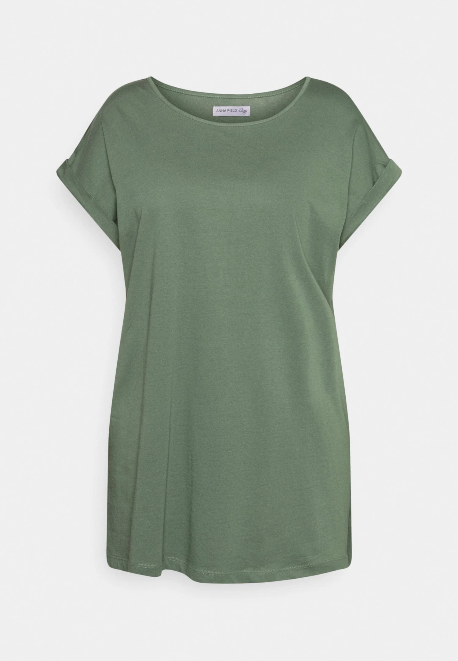 Long T-Shirt BasicGreen Donna T-shirt E Top AX821D05K-M11 3 Long T-Shirt BasicGreen Donna T-shirt E Top AX821D05K-M11
