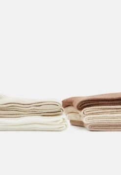 Anna Field 8 Pack - Calze - White/Sand/Camel -Anna Field 509f85be820b43be88d547c3ba37c925