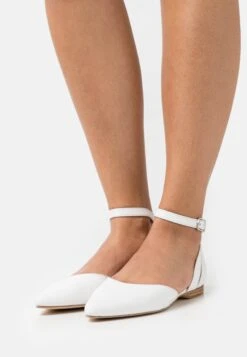 Anna Field Leather - Ballerine Con Cinturino - White
