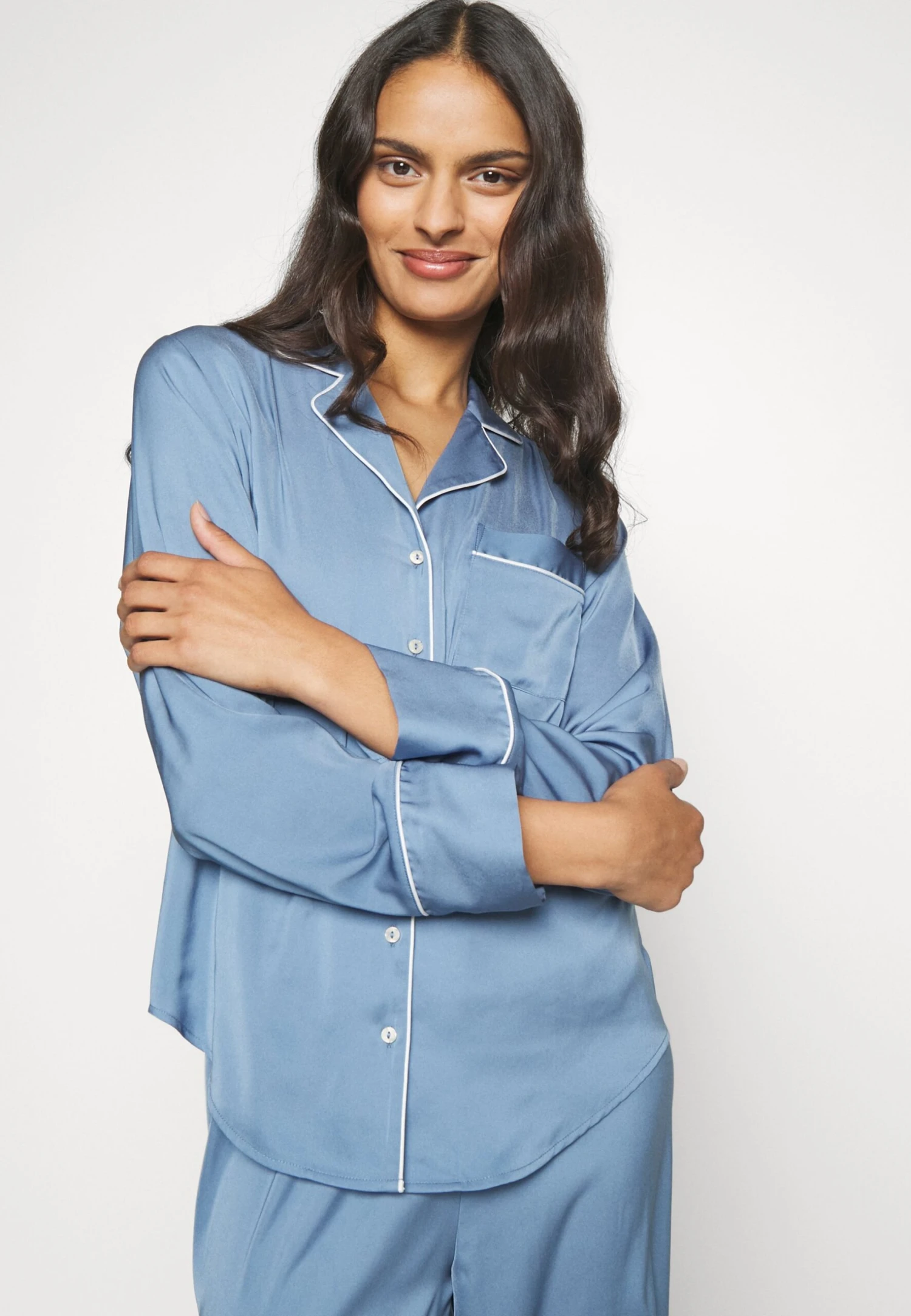 Anna Field SetPigiamaBlue Donna Intimo Notte E Loungewear AN681P09R-K11 6 Anna Field SetPigiamaBlue Donna Intimo Notte E Loungewear AN681P09R-K11 - immagine 4