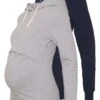 2 Pack Nursing HoodieFelpa Con CappuccioLight Grey/Dark Blue Donna Felpe EX429J003-C11