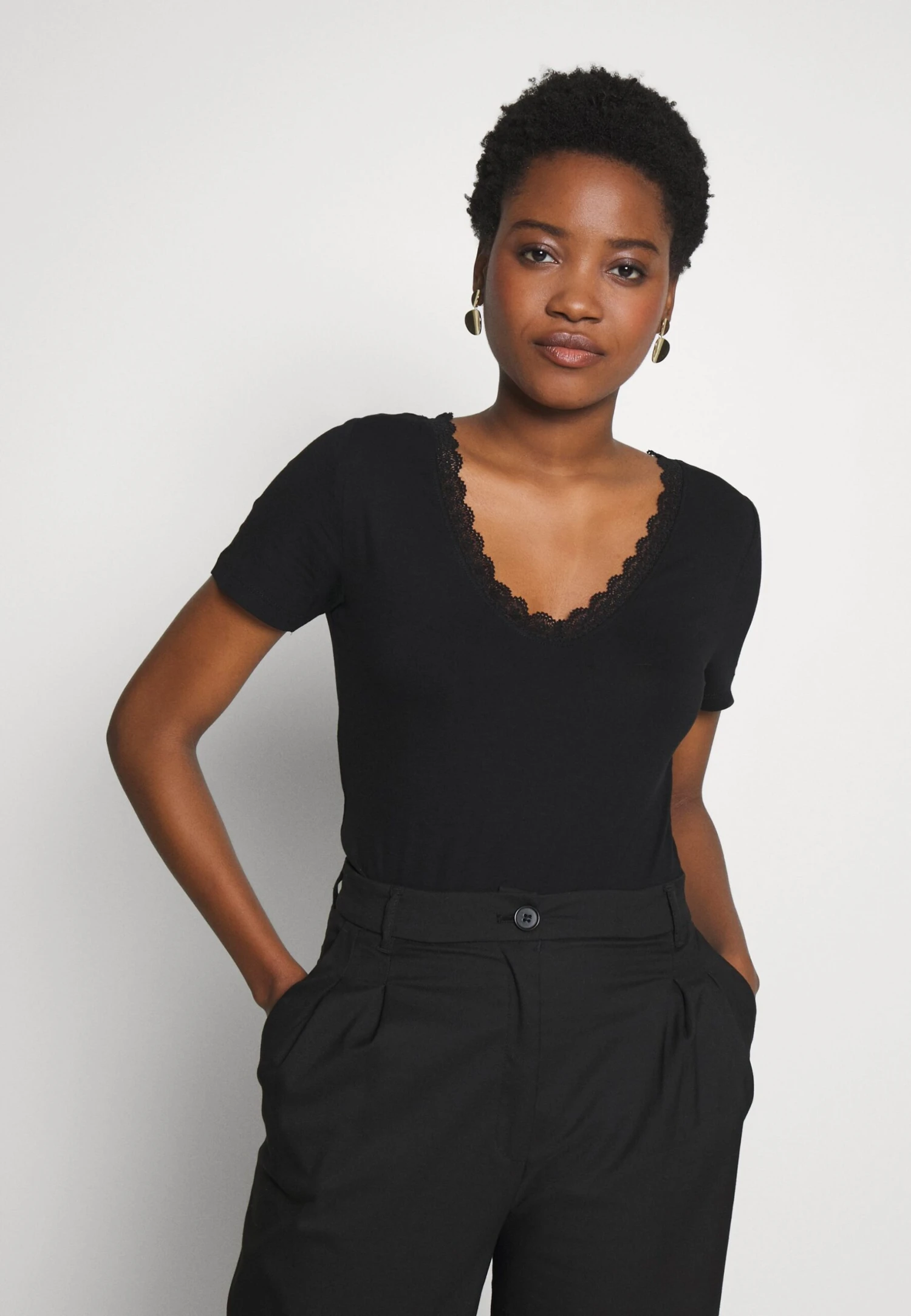 Anna Field T-Shirt BasicBlack Donna T-shirt E Top AN621D0PX-Q11 3 Anna Field T-Shirt BasicBlack Donna T-shirt E Top AN621D0PX-Q11