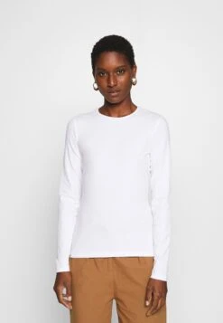 Anna Field 2 PackMaglietta A Manica LungaWhite/Black Donna T-shirt E Top AN621D0U6-A11 -Anna Field 66ee0b406dc64313a71a32b15716c86b