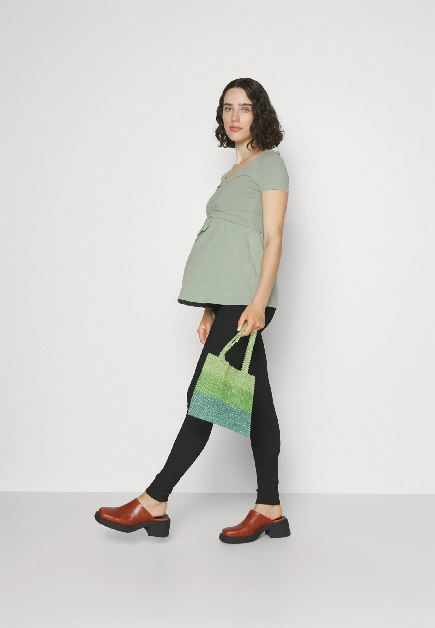 T-Shirt BasicLight Green Donna T-shirt E Top EX429G06F-M11 4 T-Shirt BasicLight Green Donna T-shirt E Top EX429G06F-M11 - immagine 2