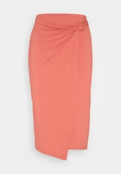 Anna Field Front Knot Midi Skirt - Gonna A Tubino - Red 12 Anna Field Front Knot Midi Skirt - Gonna A Tubino - Red -Anna Field 7673a70ffafd4e64b333db05d060c74b