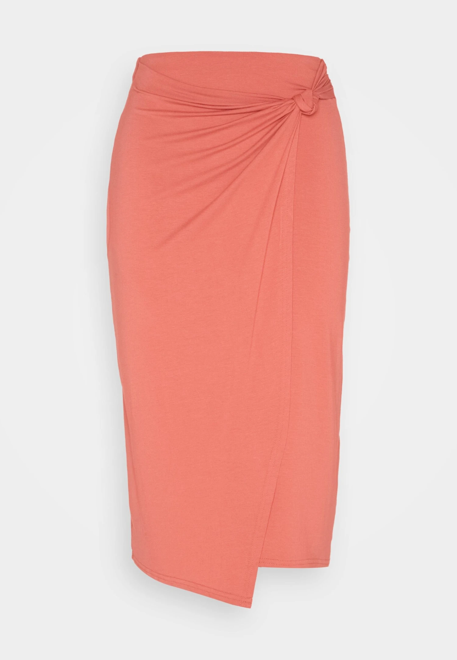 Anna Field Front Knot Midi Skirt - Gonna A Tubino - Red 7 Anna Field Front Knot Midi Skirt - Gonna A Tubino - Red - immagine 5