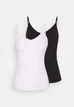 Anna Field 2 PackTopWhite/Black Donna T-shirt E Top AN621D0UP-A11 -Anna Field 82768e9c0f0649f69dfbab1e305feefe