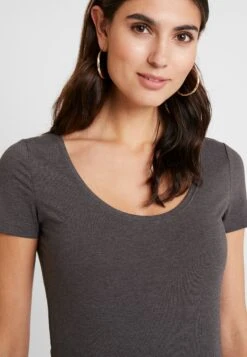 Anna Field 3 PackT-Shirt BasicWhite/Black/Dark Grey Donna T-shirt E Top AN621D0PH-A11 -Anna Field 8d73753d686e4e7eb30522402290ce73