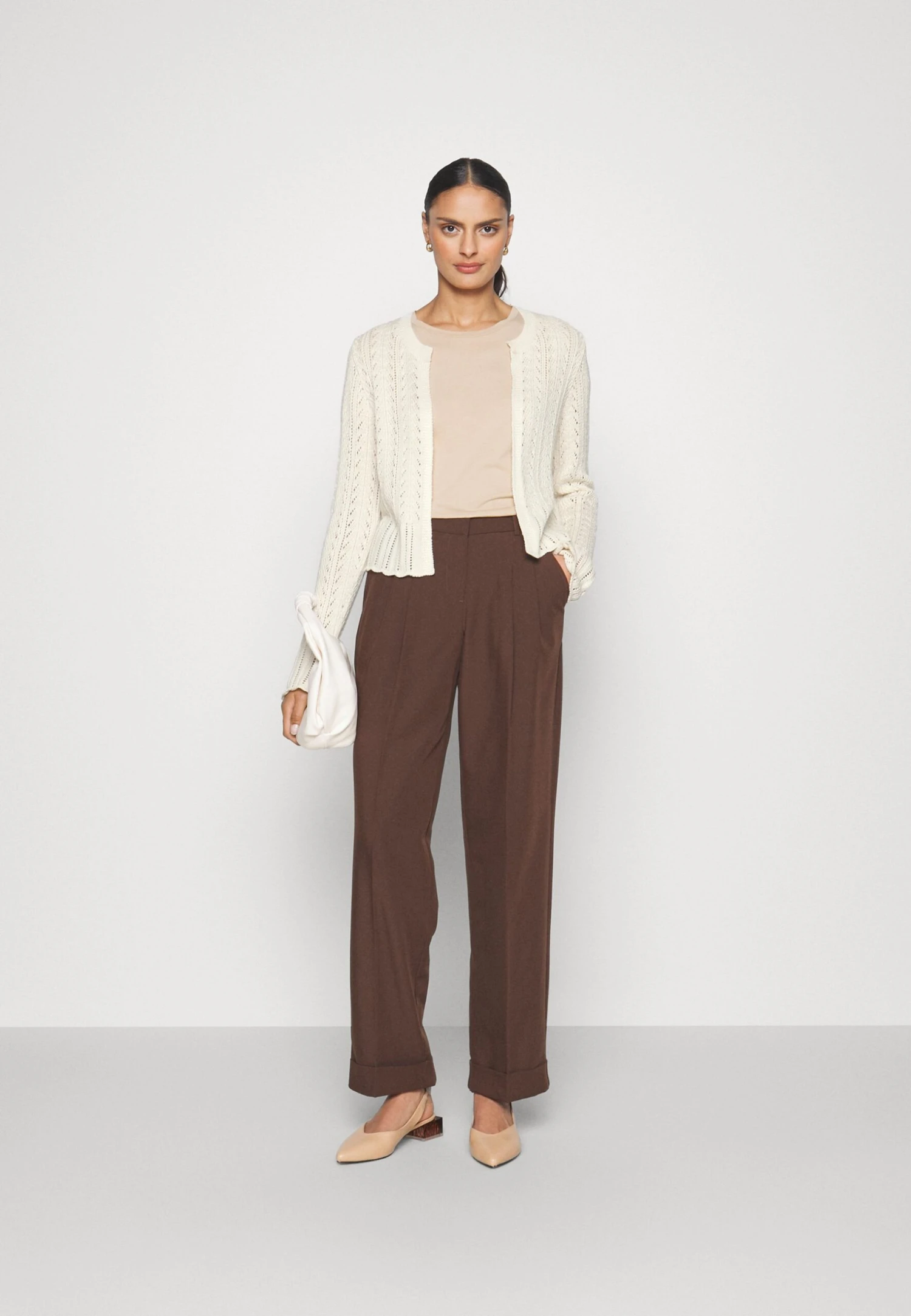 Anna Field Pointelle BoleroCardigan Offwhite Donna Maglieria AN621I0IO-A11 4 Anna Field Pointelle BoleroCardigan Offwhite Donna Maglieria AN621I0IO-A11 - immagine 2