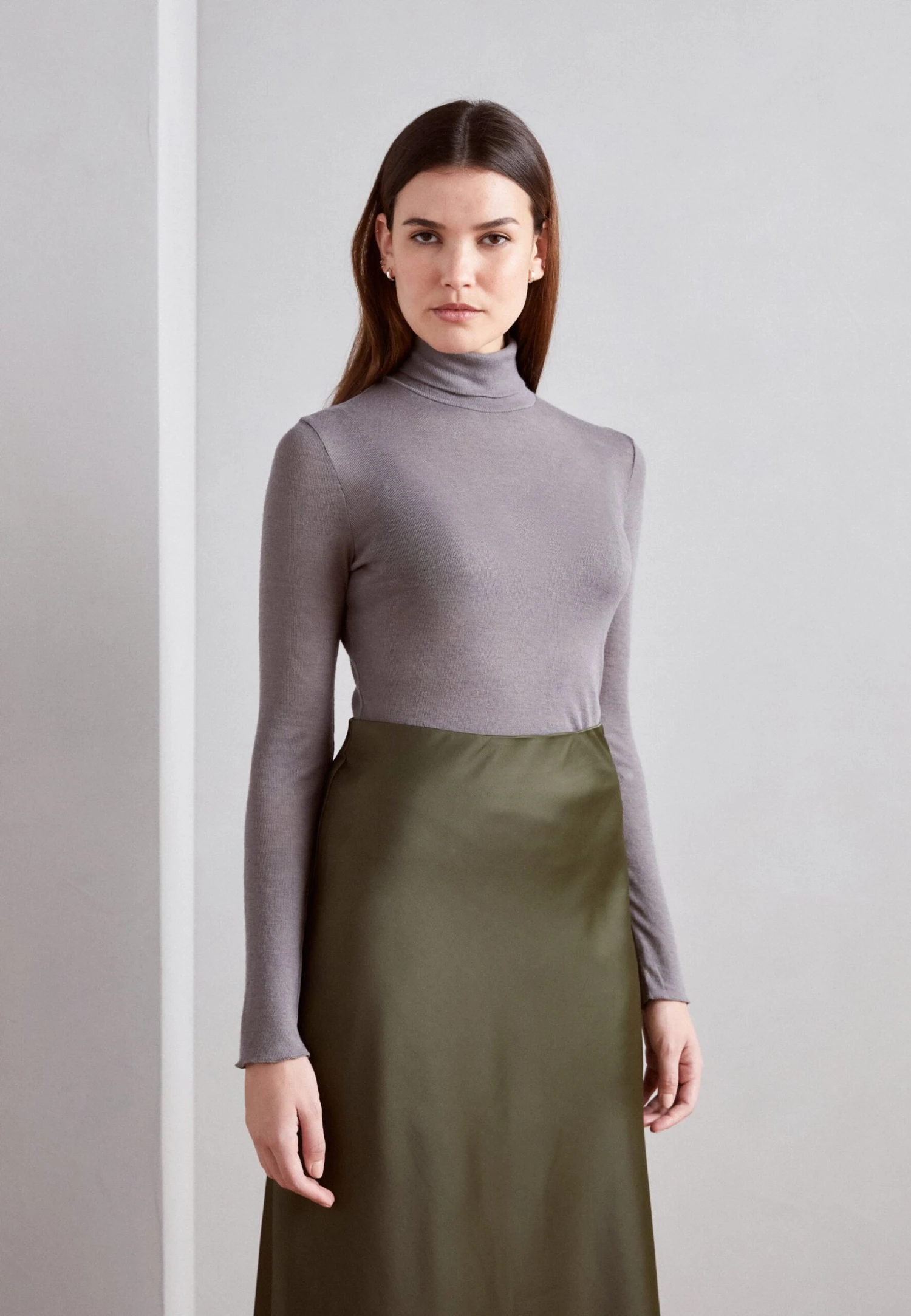 Anna Field Maglietta A Manica LungaMottled Dark Grey Donna T-shirt E Top AN621D18W-C11 3 Anna Field Maglietta A Manica LungaMottled Dark Grey Donna T-shirt E Top AN621D18W-C11