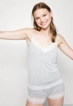 Anna Field Sarah Short Pj Set PigiamaGrey Donna Intimo Notte E Loungewear AN681BA0K-C11 -Anna Field 9509fde335de4af3b934d97362e1d400