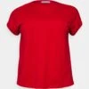 Slub Jersey T-Shirt BasicRed Donna T-shirt E Top AX821D048-G12 -Anna Field 956048e5b3d64b3e910ab5a0f0b3eab6