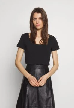 Anna Field 3 PackT-Shirt BasicWhite/Camel/Black Donna T-shirt E Top AN621D0PH-A13 -Anna Field 95f707cd34764deda00bf1782f6aacd6