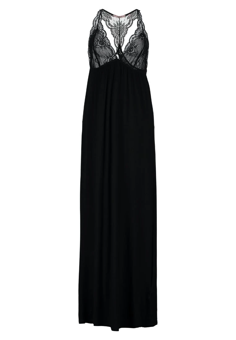 Anna Field Anna Long Viscose Dress Camicia Da NotteBlack Donna Intimo Notte E Loungewear AN681P02Q-Q11 6 Anna Field Anna Long Viscose Dress Camicia Da NotteBlack Donna Intimo Notte E Loungewear AN681P02Q-Q11 - immagine 4