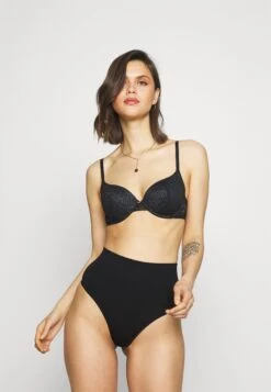 Anna Field 2Pp High Waist Thong - Perizoma - Black -Anna Field a445742073d54b29ad603d96bf5cfa73