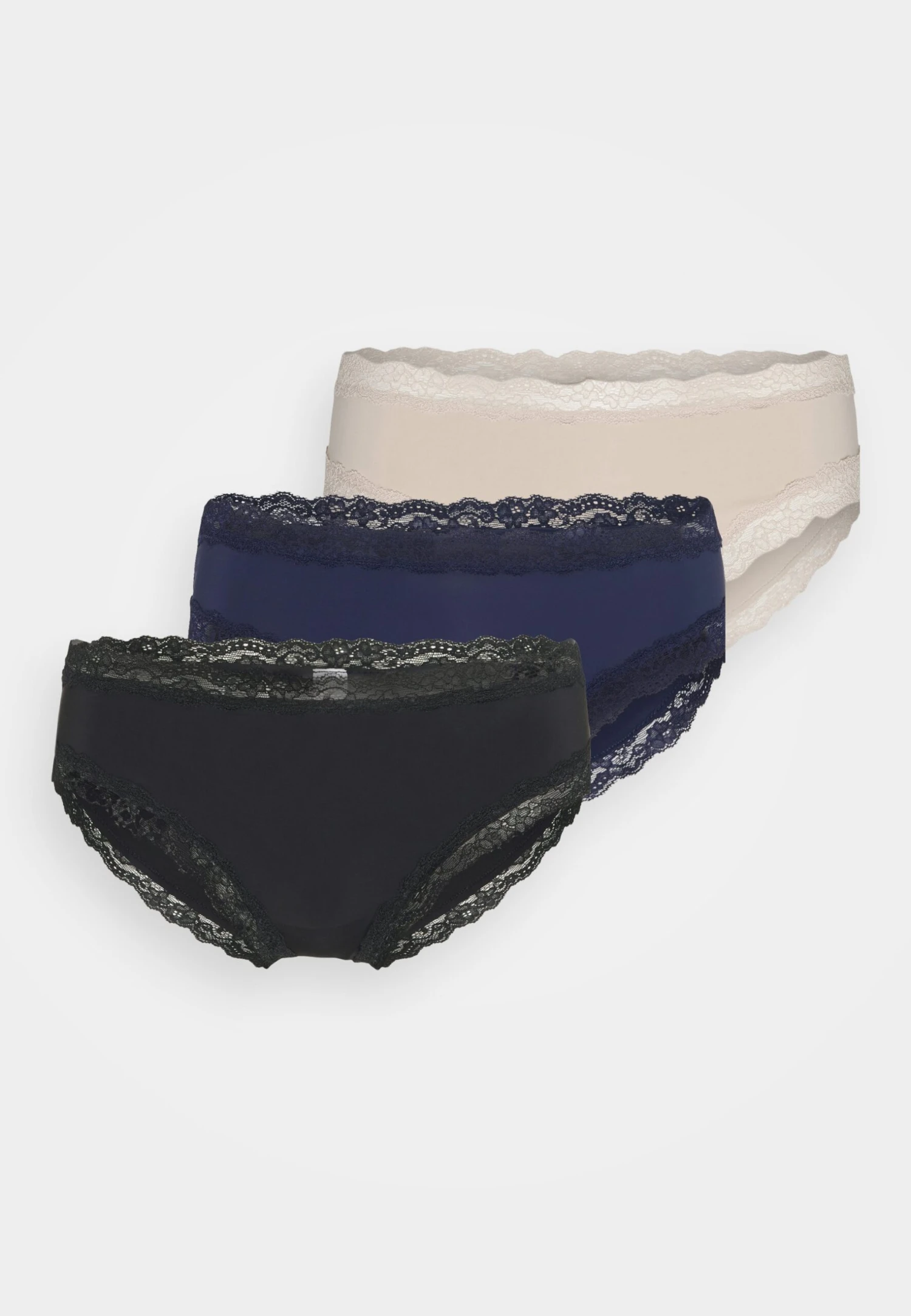 Anna Field 3 Pack - Slip - Black/Blue/Nude 8 Anna Field 3 Pack - Slip - Black/Blue/Nude - immagine 6