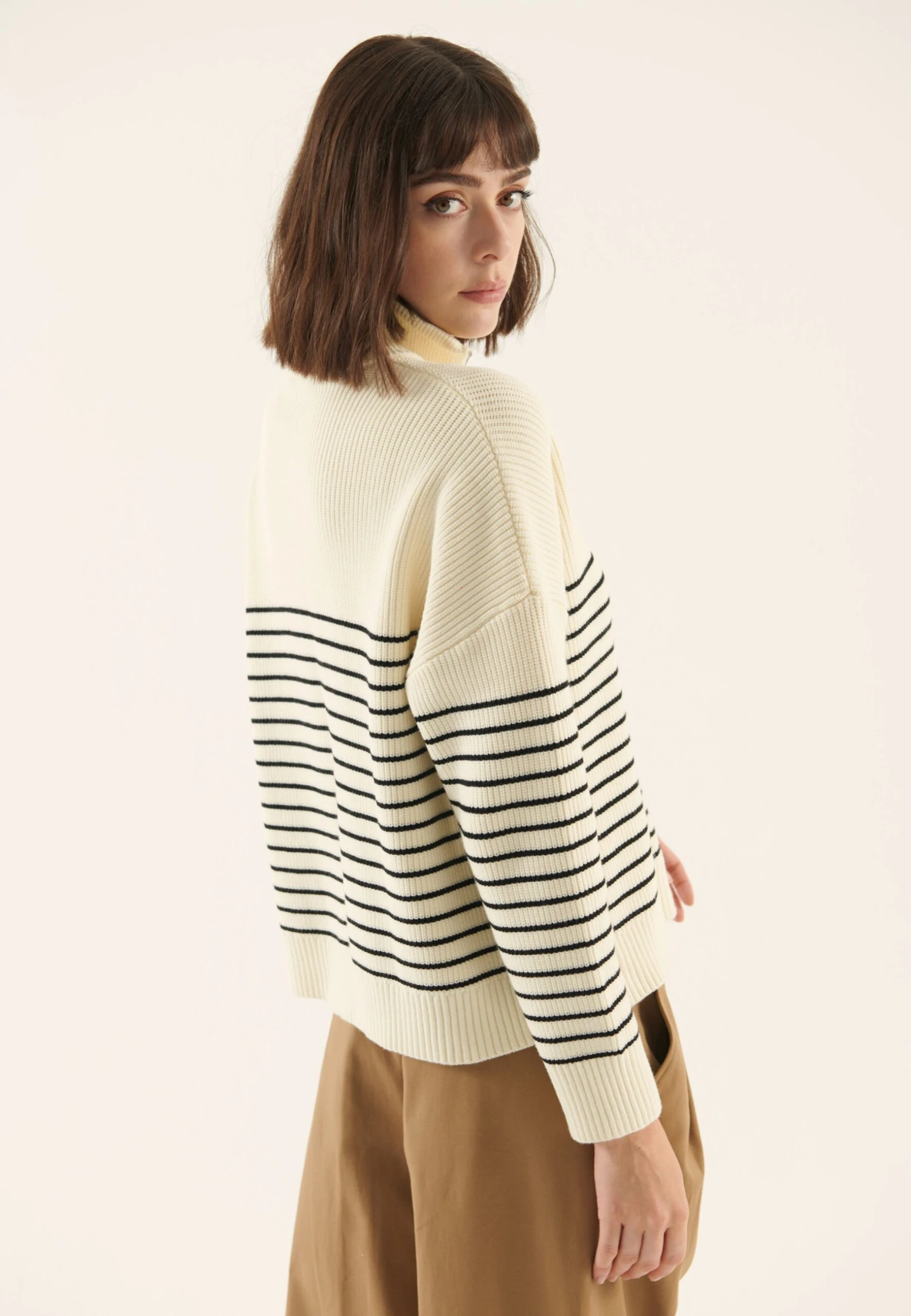 Anna Field MaglioneWhite/Black Donna Maglieria AN621I0J0-A11 5 Anna Field MaglioneWhite/Black Donna Maglieria AN621I0J0-A11 - immagine 3