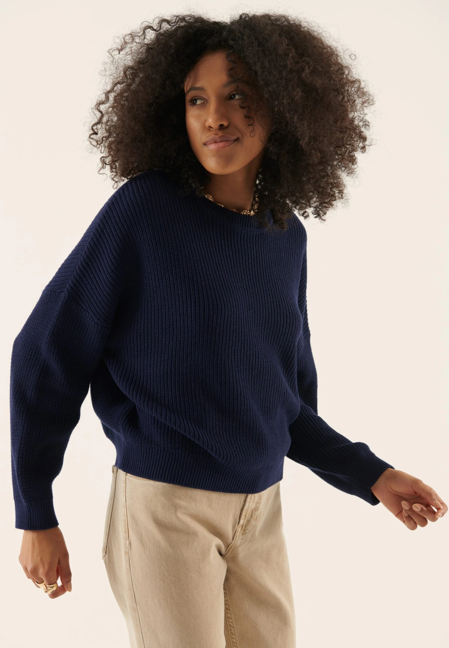 Anna Field OversizedMaglioneDark Blue Donna Maglieria AN621I0IV-K11 3 Anna Field OversizedMaglioneDark Blue Donna Maglieria AN621I0IV-K11