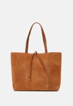 Anna Field Leather - Shopping Bag - Cognac