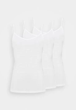 Anna Field 3Er PackTopWhite/White/White Donna T-shirt E Top AN621D0QU-A12 -Anna Field d0b71ee9e466446386fbbdfd2ad607a0