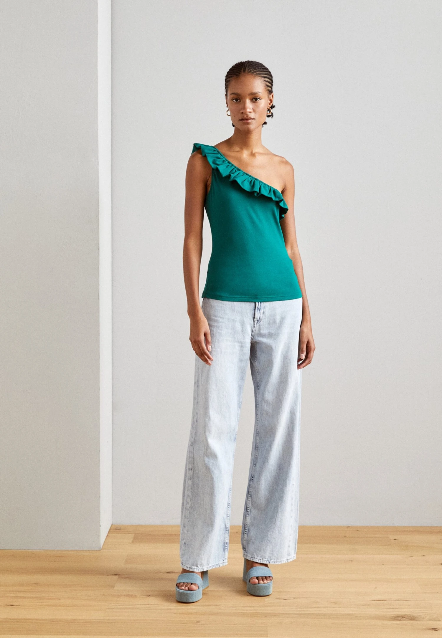 Anna Field TopGreen Donna T-shirt E Top AN621D16G-M11 4 Anna Field TopGreen Donna T-shirt E Top AN621D16G-M11 - immagine 2