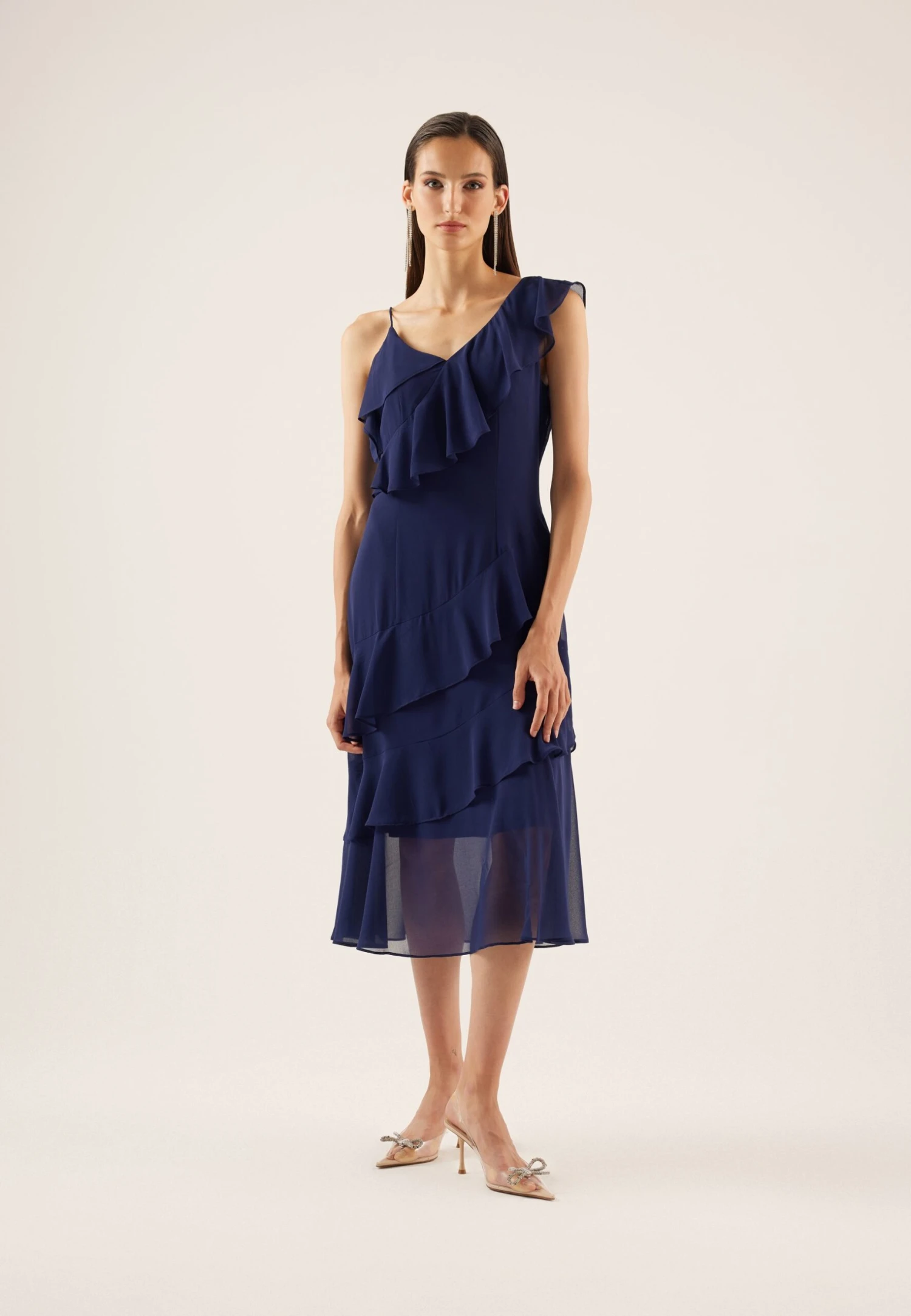 Anna Field Vestito EleganteBlue Donna Vestiti AN621C201-K11 4 Anna Field Vestito EleganteBlue Donna Vestiti AN621C201-K11 - immagine 2