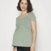 T-Shirt BasicLight Green Donna T-shirt E Top EX429G06F-M11