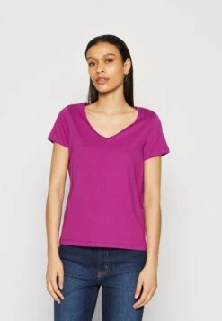 Anna Field 3 Pack T-Shirt BasicDark Yellow/Purple/White Donna T-shirt E Top AN621D16H-E11 -Anna Field e4a013ce520243aba93ae00efe6e237b