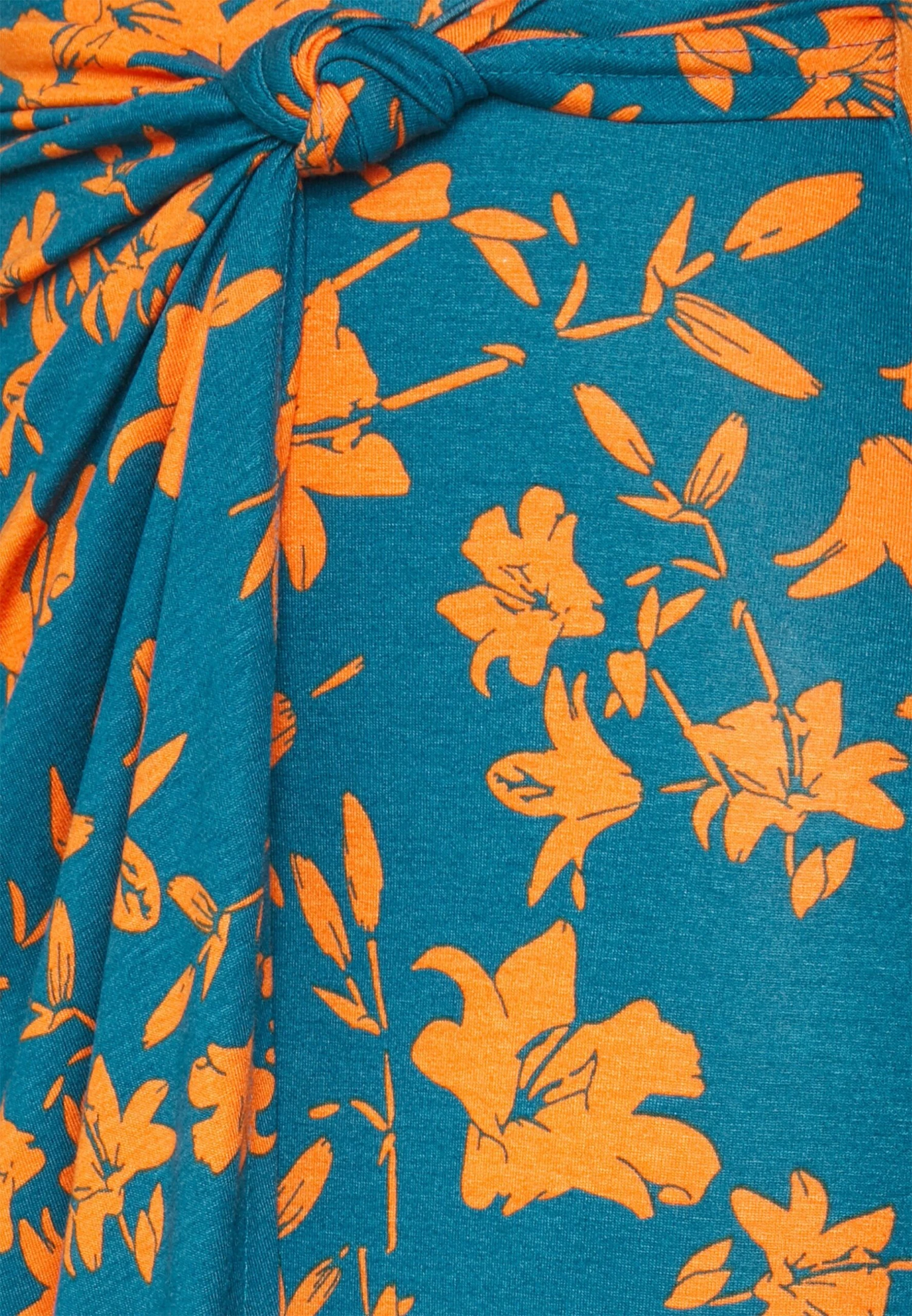 Anna Field Front Knot Midi Skirt - Gonna A Tubino - Blue 5 Anna Field Front Knot Midi Skirt - Gonna A Tubino - Blue - immagine 3