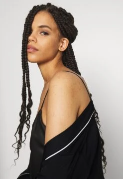 Anna Field Amanda Satin Dressing GownAccappatoioBlack Donna Intimo Notte E Loungewear AN681P05M-Q11 -Anna Field eed1478cfddd45b9a2232895a3abc79a