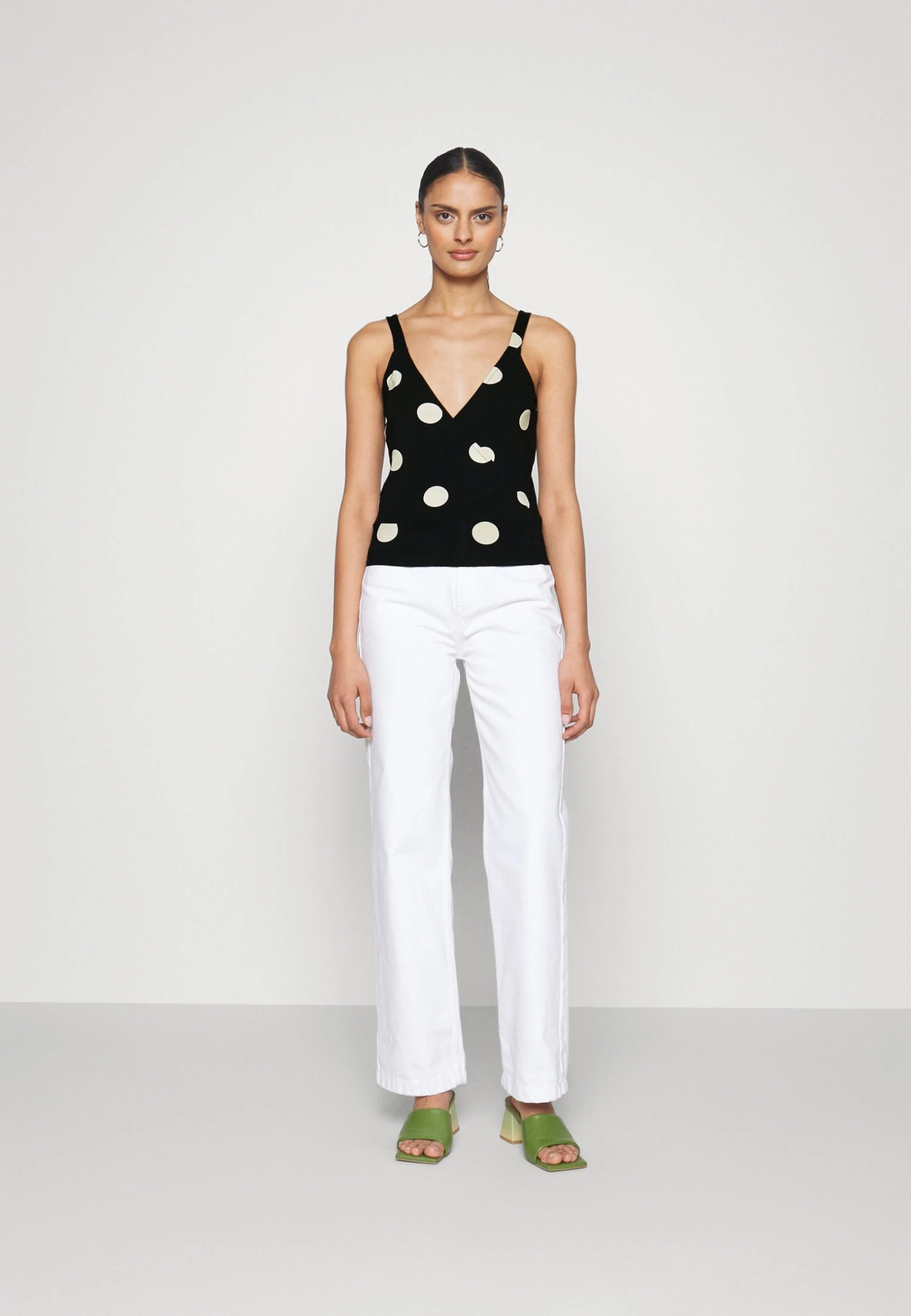 Anna Field TopBlack/White Donna T-shirt E Top AN621D17B-Q11 4 Anna Field TopBlack/White Donna T-shirt E Top AN621D17B-Q11 - immagine 2