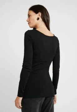 2 PackMaglietta A Manica LungaBlack/White Donna T-shirt E Top EX429G01V-Q11 -Anna Field f3c67b7539194214b3bd5ada3439f483