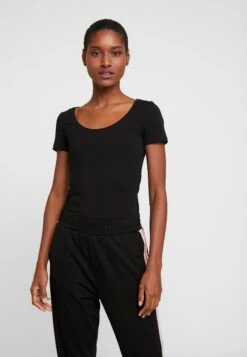 Anna Field 2 Pack T-Shirt BasicBlack/White Donna T-shirt E Top AN621D0Q1-Q12 -Anna Field f6c057d9d49642e980ece986d9481e76